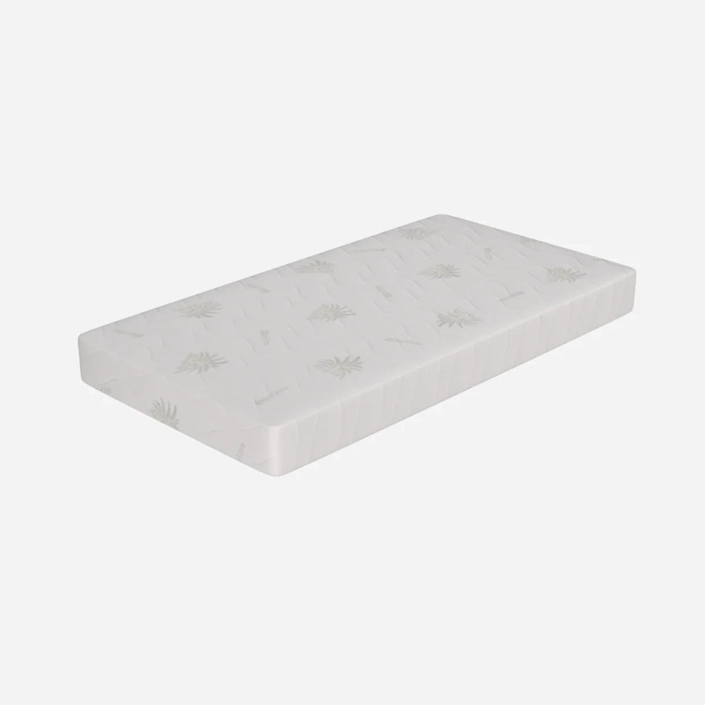 Materasso per Culla 65x125, alto 12 cm - Waterfoam, Sfoderabile, Rivestimento Aloe Vera | Lupin Baby