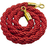 Cordone intrecciato 2mt con moschettoni gold vari colori - Blu