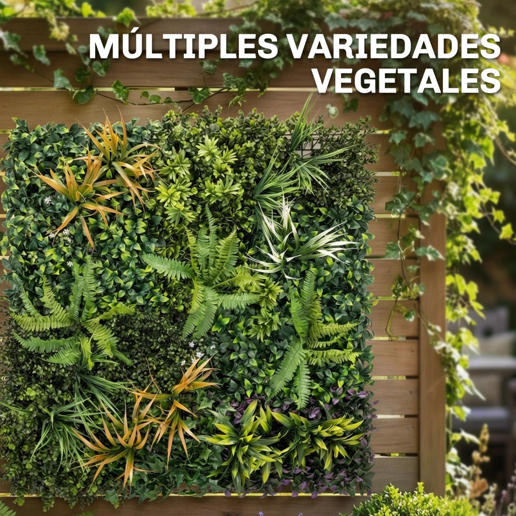 Seto Artificiale per Giardino ¨C Minimal ¨C Verde 100x100 cm