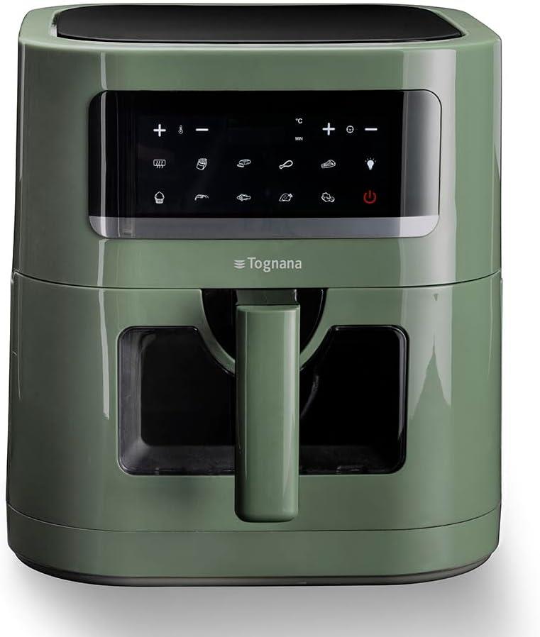 TOGNANA IRIDEA FRIGGITRICE AD ARIA 7 LITRI 1800W VERDE