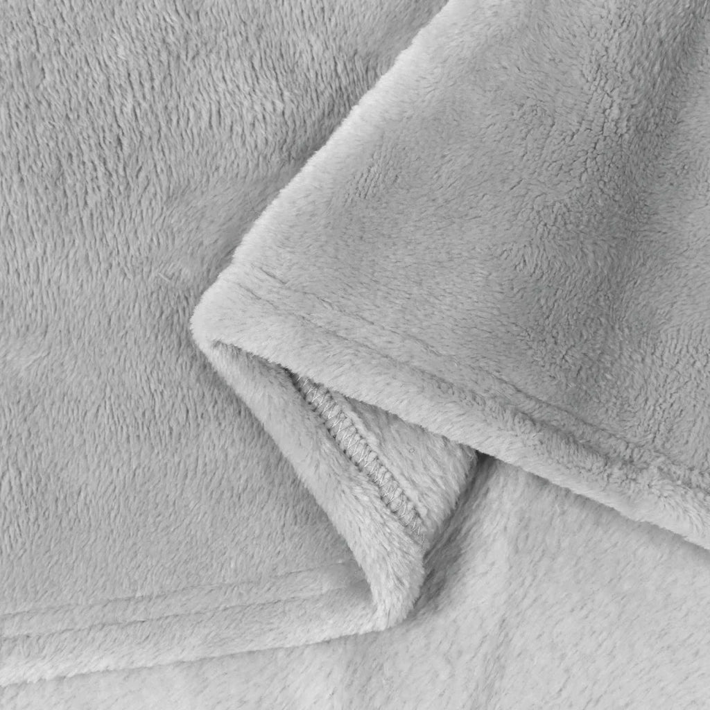 Coperte da Pile 6 pcs Grigio 220 x 240 cm Panno