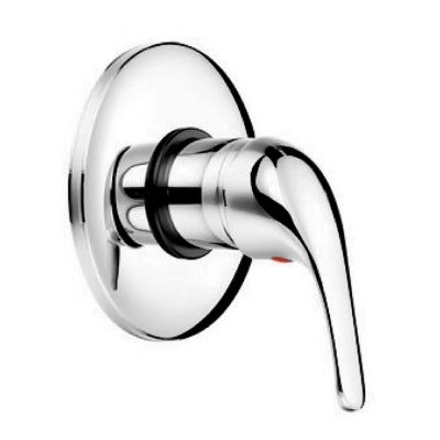 Miscelatore doccia a incasso in ottone cromo Fast