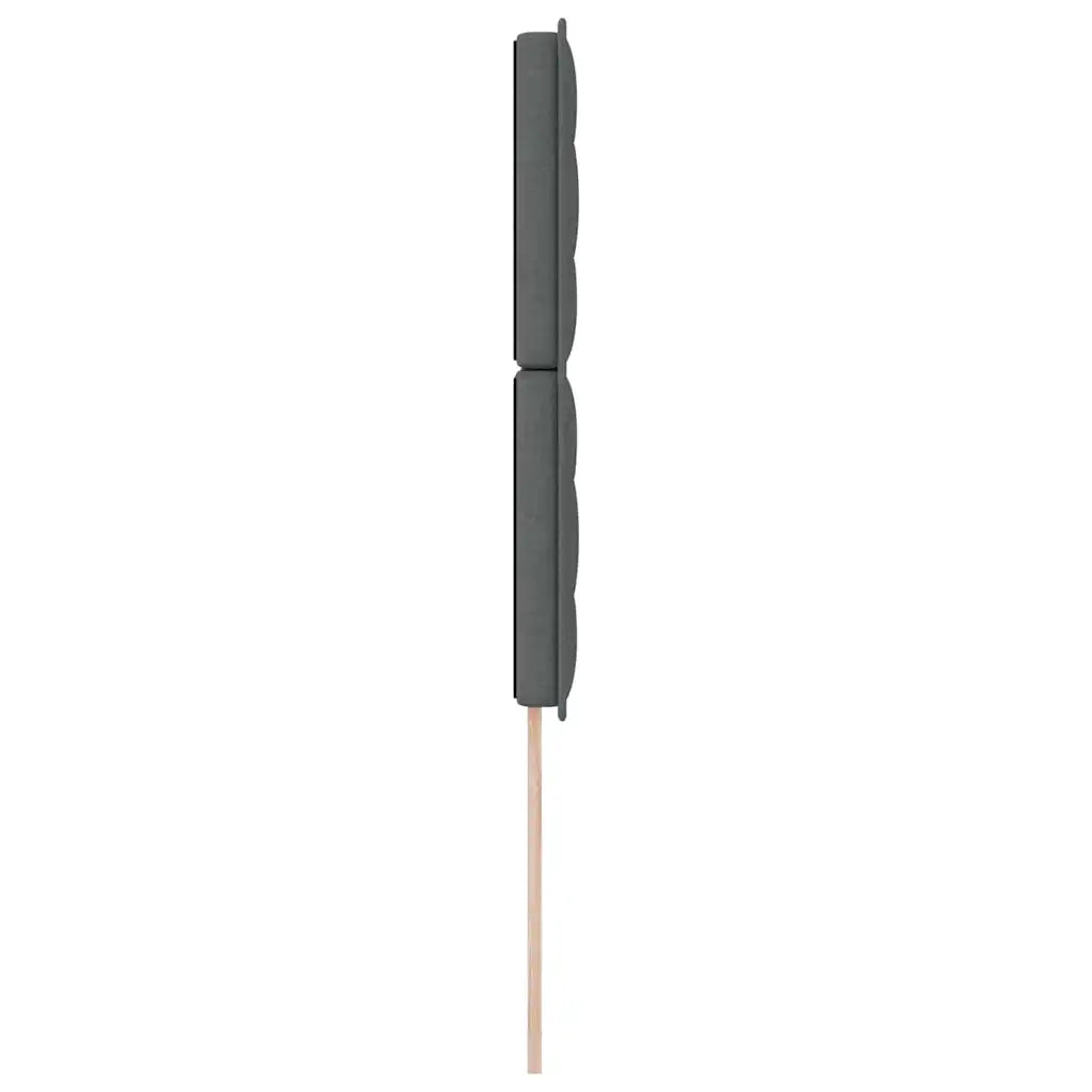 Testiera | Testata Grigio scuro 80 cm Tessuto