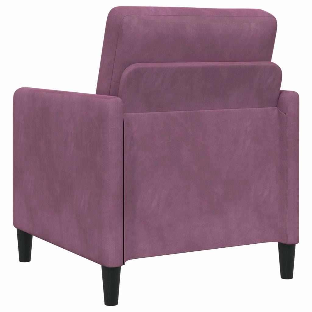 Set di Divani con Storage 2 pz Viola Poliestere 3429259