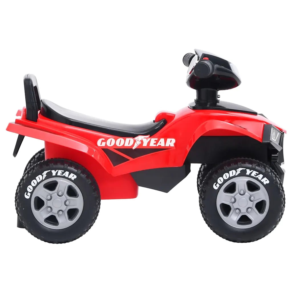 Quad Cavalcabile per Bambini Buon Anno Rosso 80319