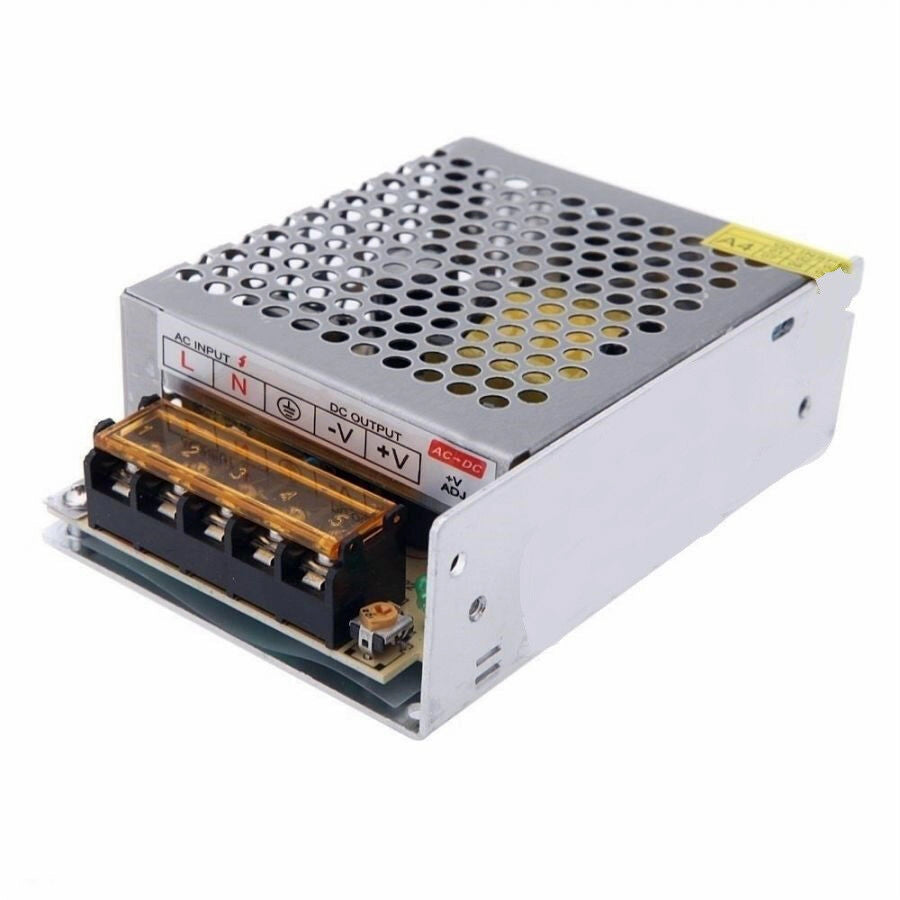 TRASFORMATORE LED PER STRISCIA LAMPADINA 60w 5A ALIMENTATORE LED 12v DC DRIVER