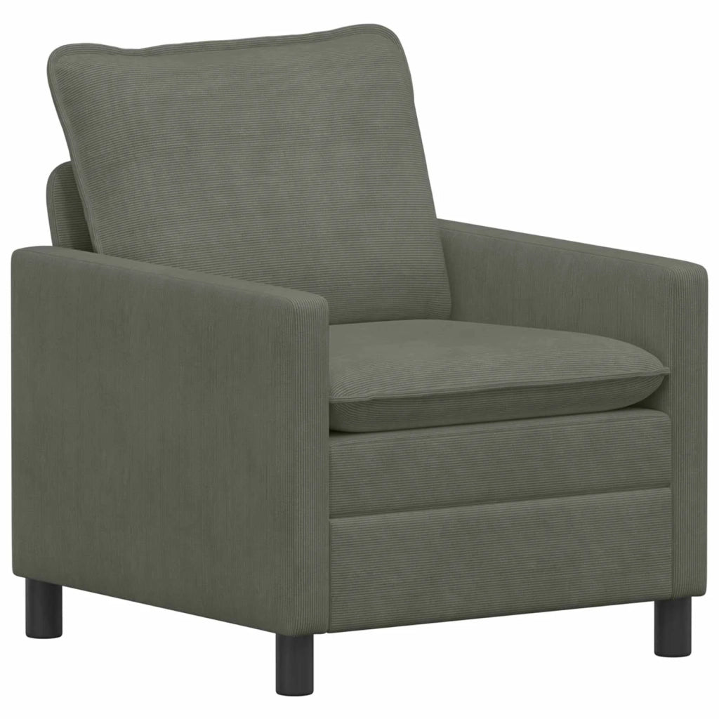 Divano Grigio Chiaro 76 x 81 x 87,5 cm Tessuto 42028771
