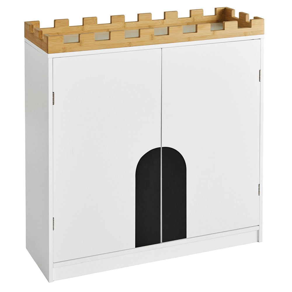 SoBuy Cassettiera per bambini Mobiletti per la Cameretta ragazzi Armadietto portaoggetti Scaffale per cameretta L86xP30xA87cm, KMB44-W