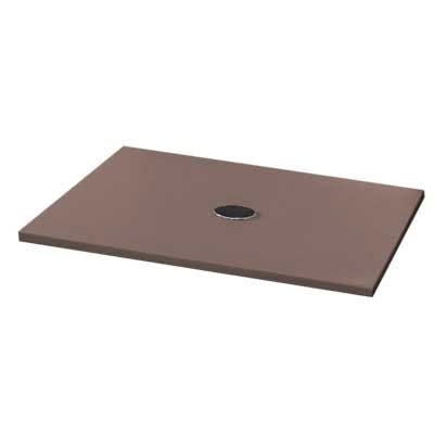 Piatto doccia in ceramica UNIKO alto 3 cm - Azzurra - Misura: 70 x 120 x 3h (tortora)