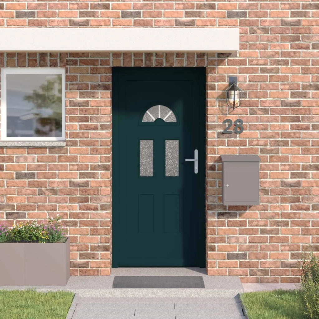 Porta Frontale Antracite 110 x 210 cm PVC 3445750