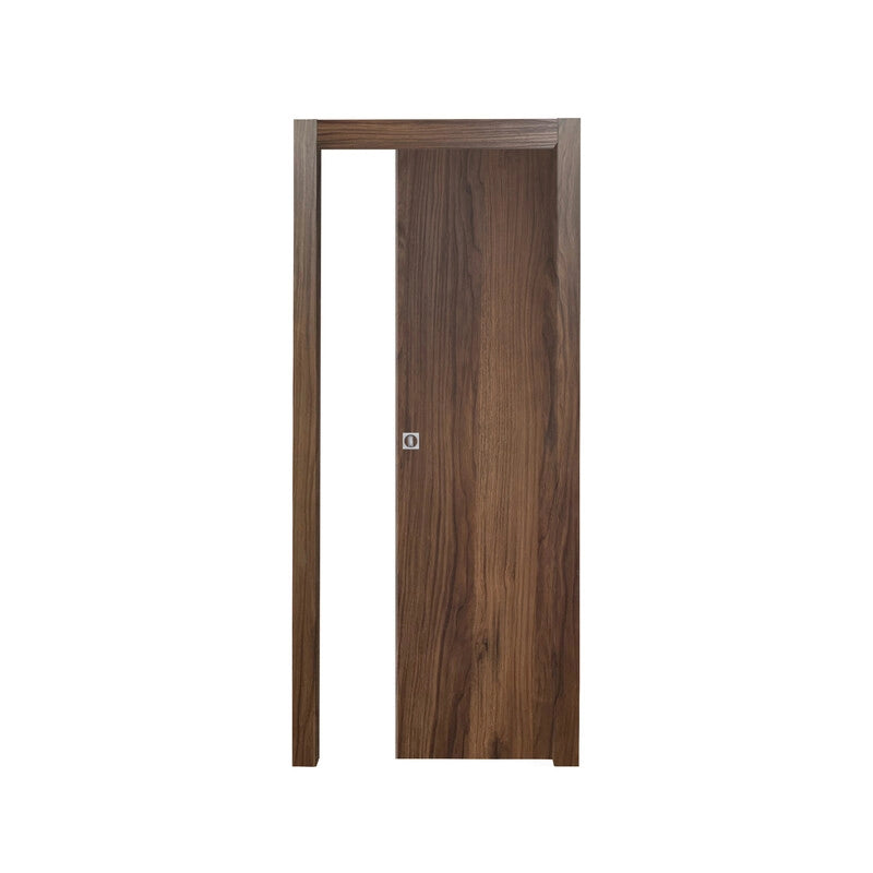 PORTA MICROTEC SCORREV NOCE QUERCIA  80X210