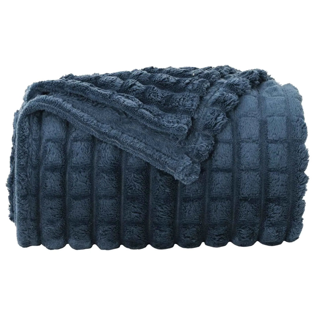 Coperta Blu navy 150 x 130 cm Panno 42016925