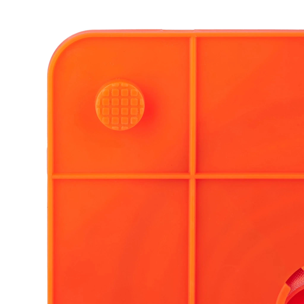Set di 2 coni di segnalazione pieghevoli pratici per esterni visibilità ottimale 70 x 30 cm in plastica arancione 13_0015928