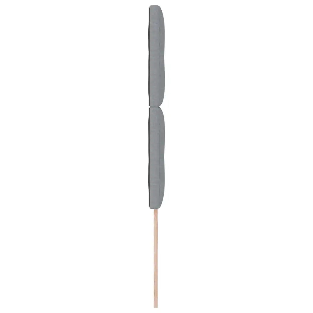 Testiera con testiera Grigio chiaro 100 cm Pelle Sintetica 3337808