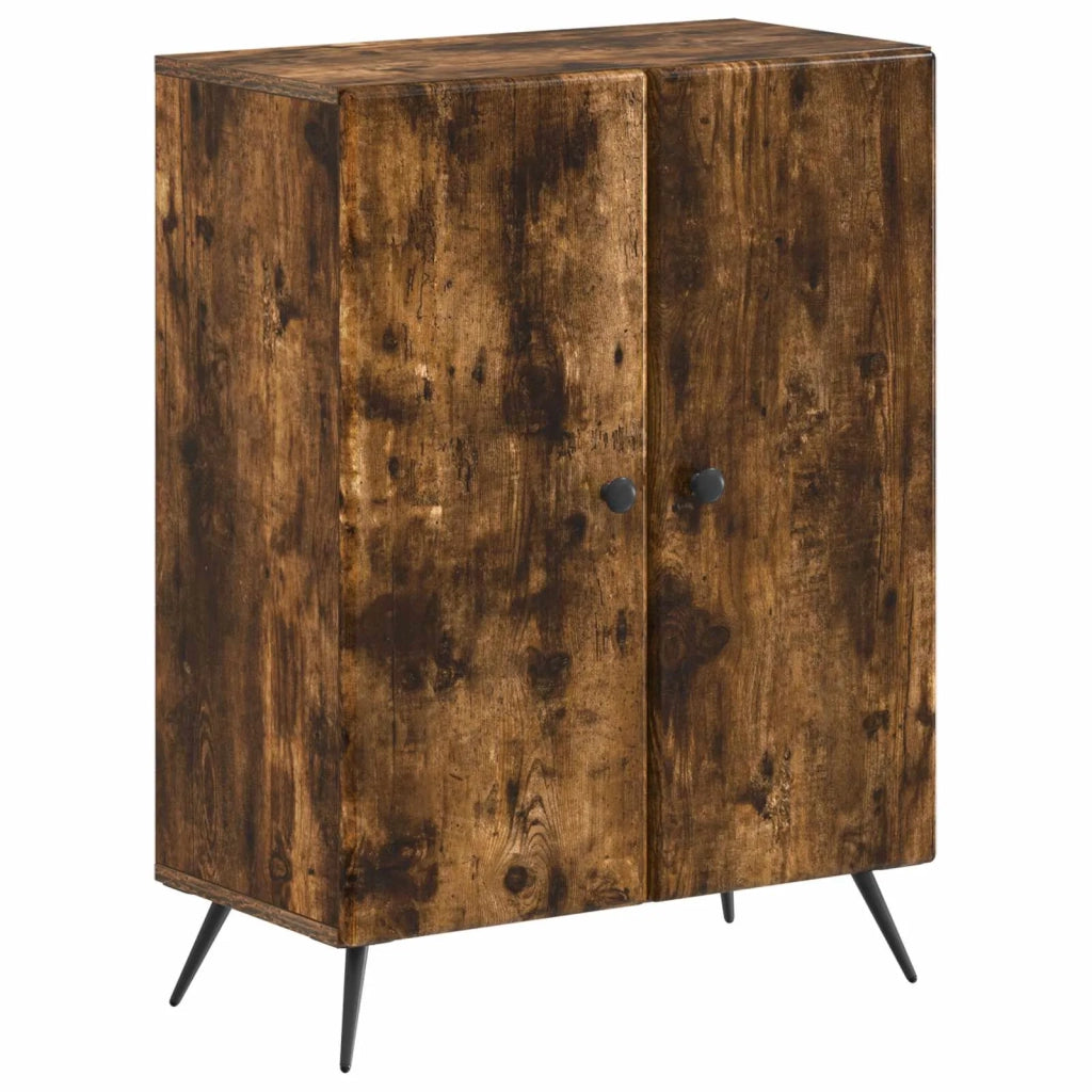 Set di Armadi da Bagno da 2 Pezzi BREDA Rovere Fumo 3417644
