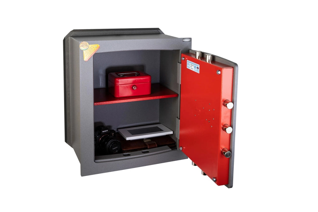 Cassaforte a Muro Technomax DK/2 Chiave a Doppia Mappa Porta 10 mm
