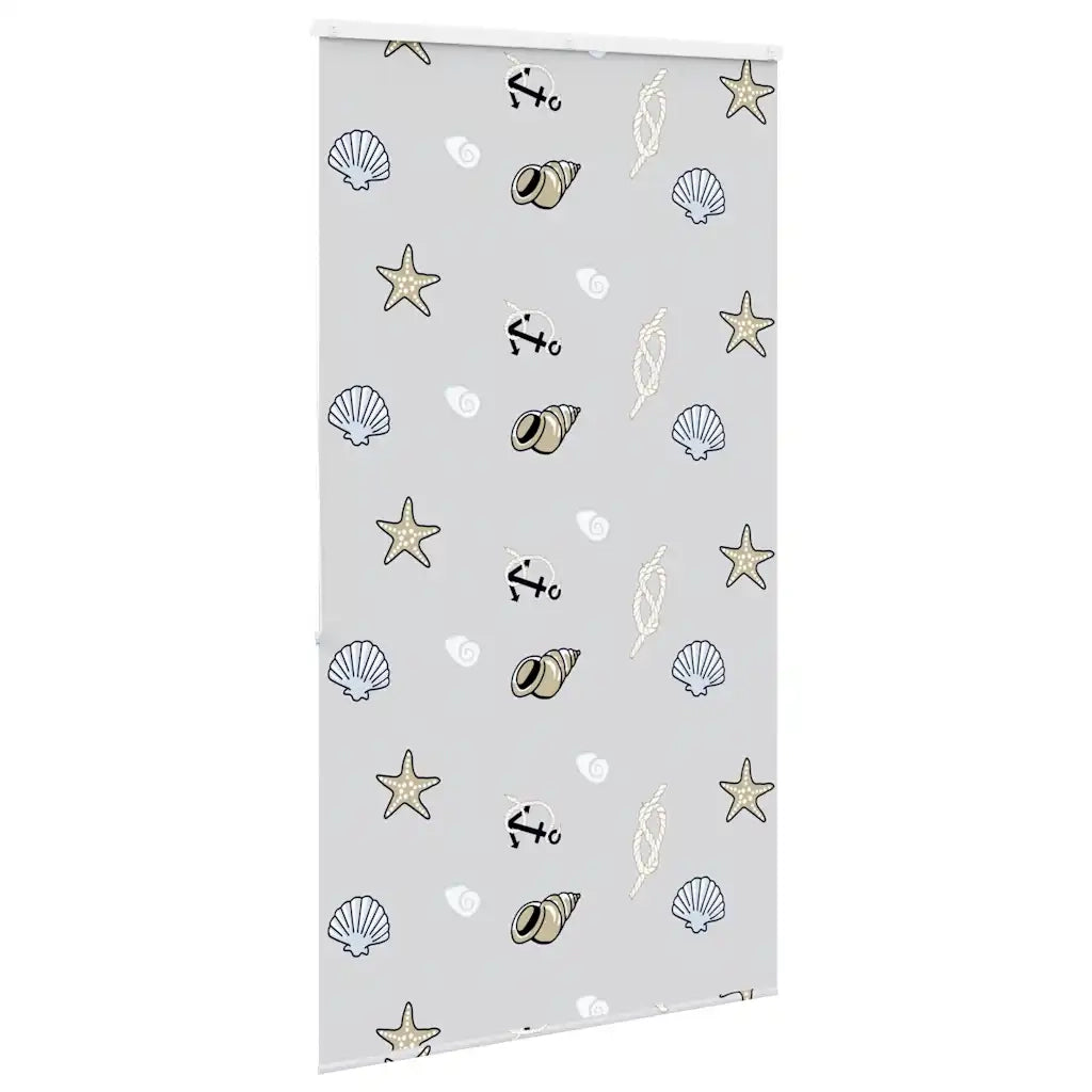 Tenda a Rullo per Doccia Cassonetto 140x240cm Larghezza Tessuto 4015016