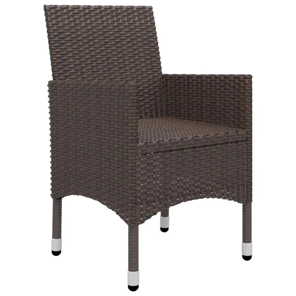 Set Mobili da Pranzo per Giardino 5 pz Marrone 3068738