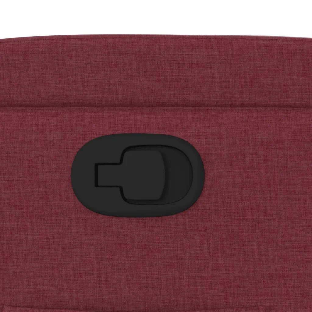 Fauteuil inclinable Rouge bordeaux Tissu