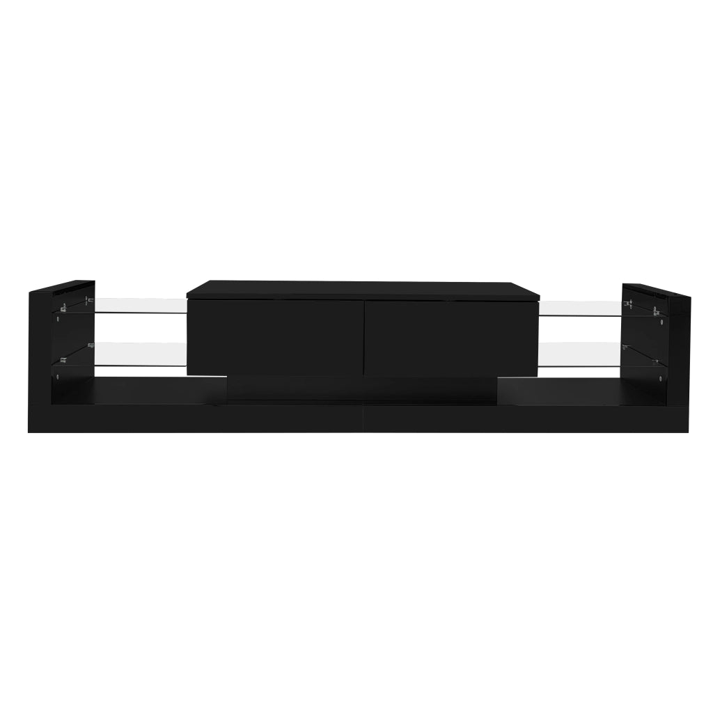 Mobile TV nero lucido 181 cm
