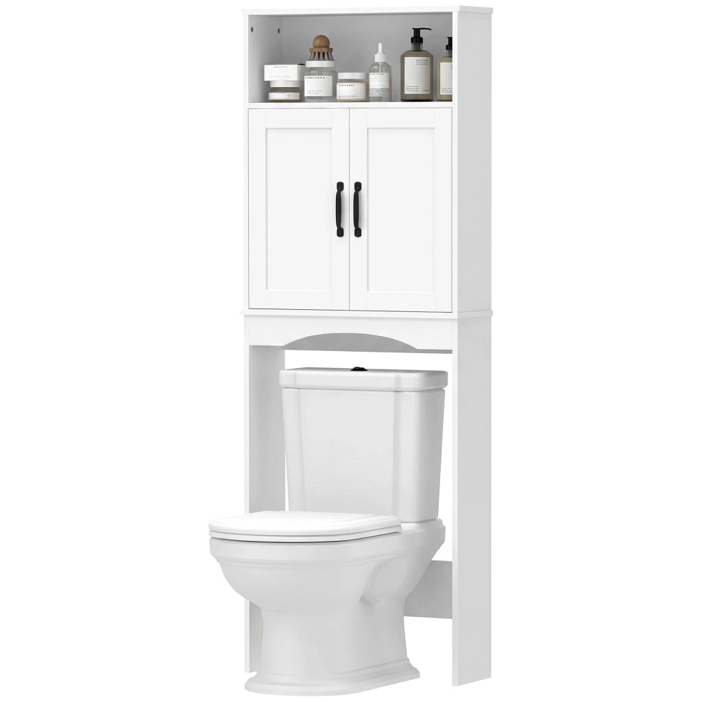 Armadio da Bagno con Ante ¨C Minimal ¨C Bianco 64x21x173,5 cm