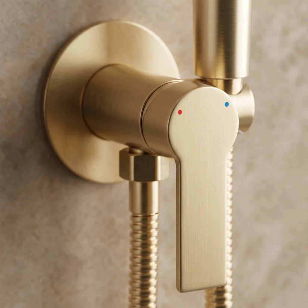 Rubinetto Bidet Rea Argus Brush Gold