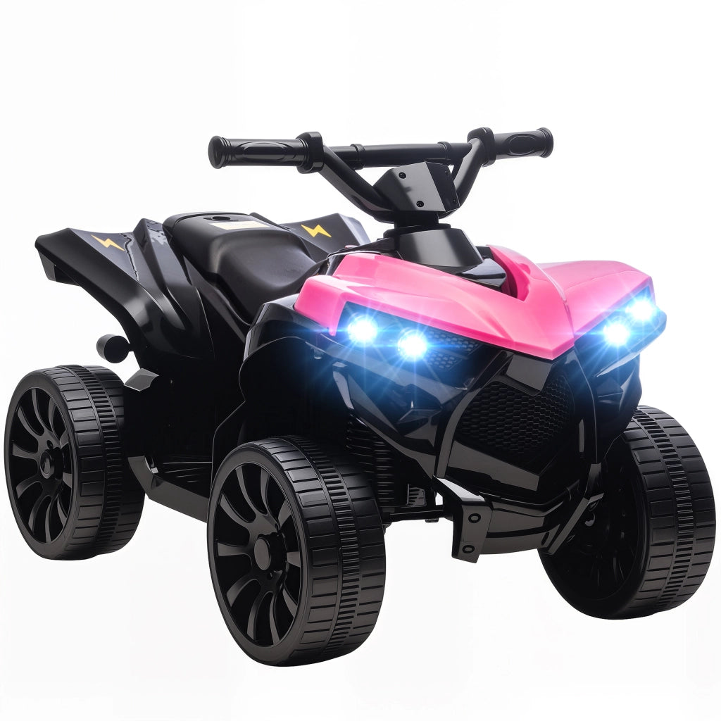 Quad elettrico per bambini 6V con LED e musica ¨C Minimal ¨C rosa