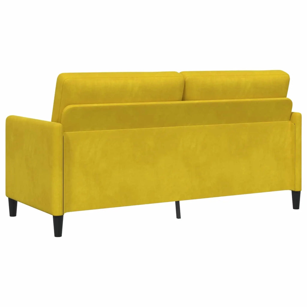 Set di Divani con Storage 2 pz Giallo Poliestere 3429197