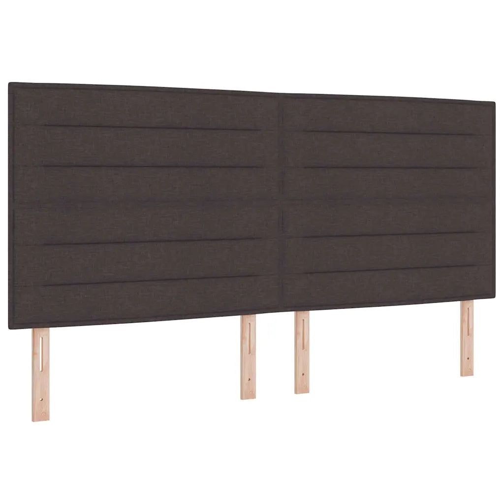 Testiera Marrone Scuro 200 cm Tessuto 3337708
