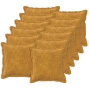 Cuscino con cuscino HOUTEN 12 pz Giallo Fleece in microfibra 932961