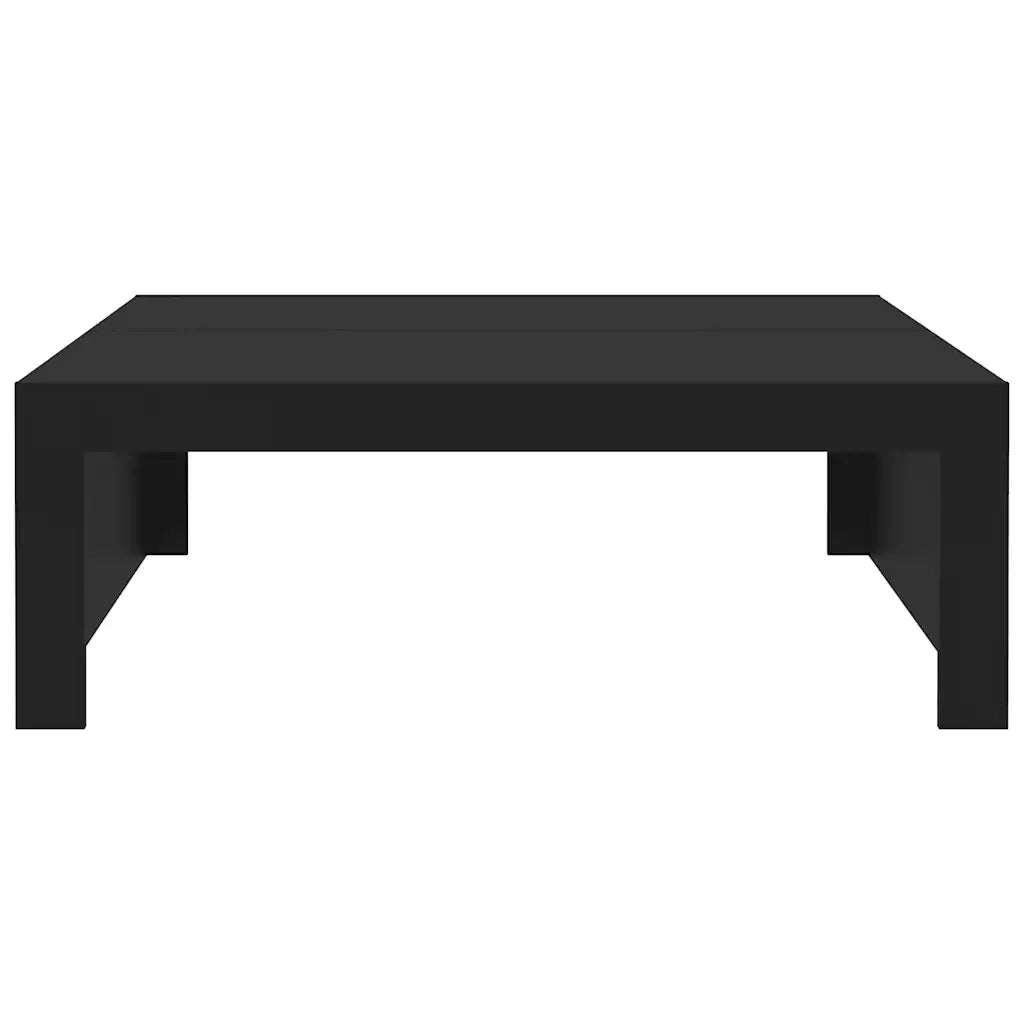 Tavolino da Salotto-Tavolino da soggiorno-Tavolo Nero 100x100x35 cm in Truciolato