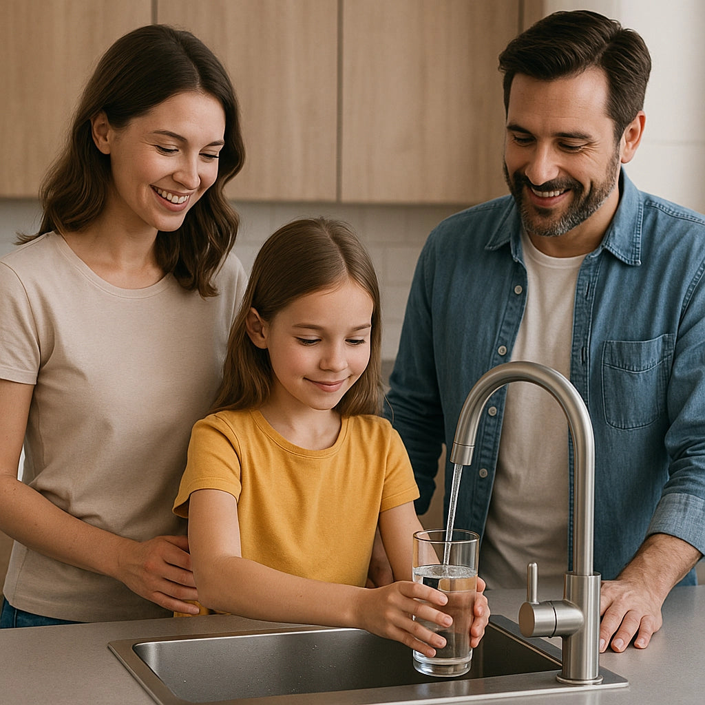 Addolcitore d'Acqua Pure Wave 25L Automatico a Volume e Tempo per Acqua Pulita e Depurata Domestica