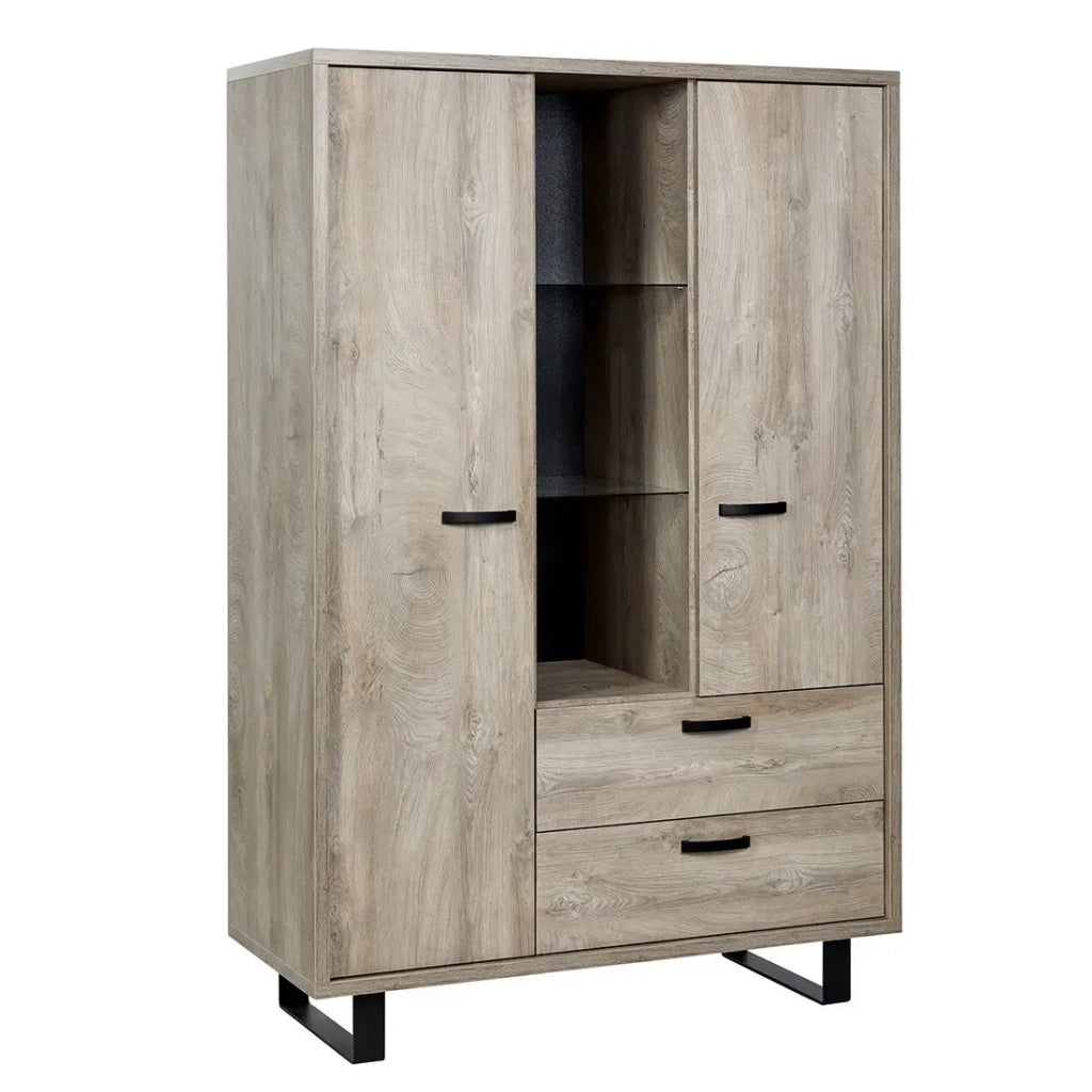 Set di mobili per sala da pranzo in rovere chiaro, collezione NEWTON.
