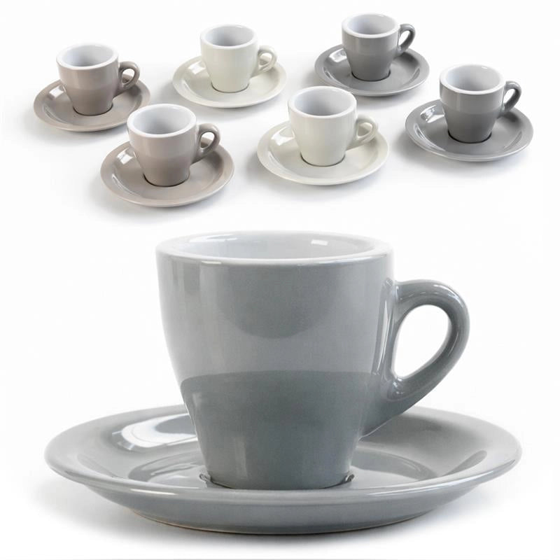 SET 6 TAZZINE DA CAFFÈ 95CC ASSORTITO
