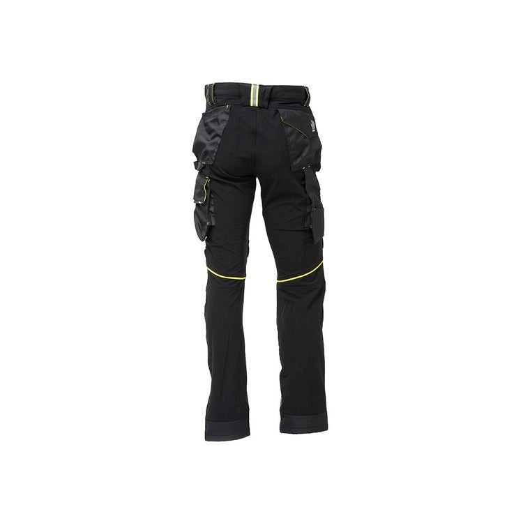 U-POWER PANTALONE ATOM SLIM FIT NERO-GIALLO TG.M- 1,0 pz