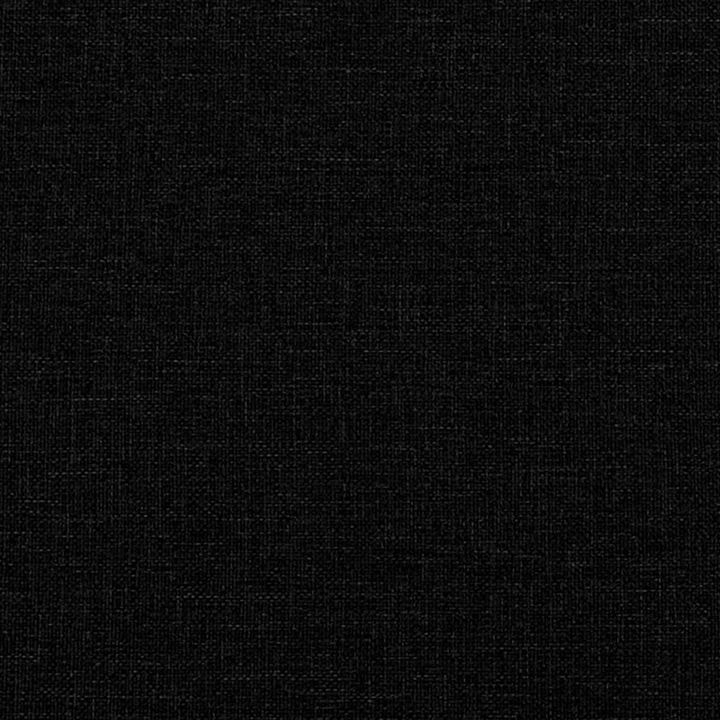 Coussin de tête de lit noir 90 cm tissu