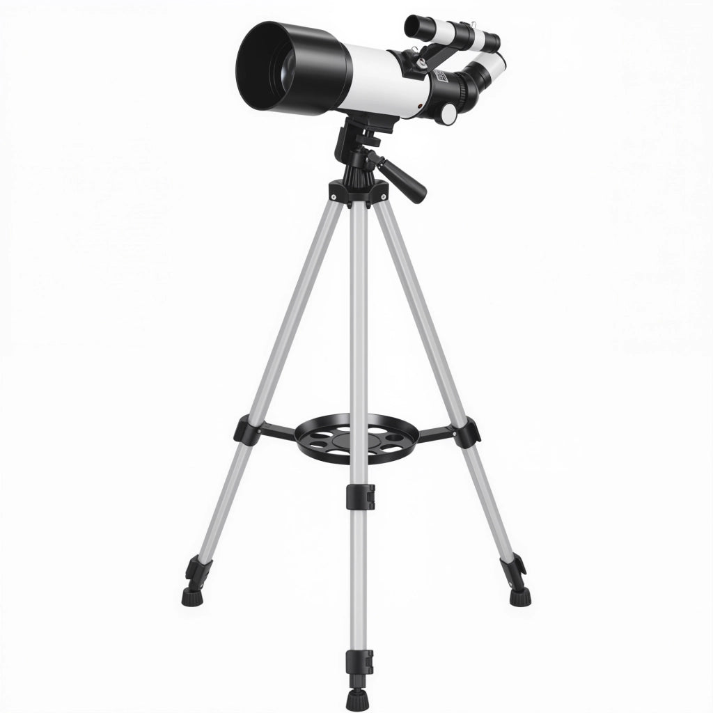 Telescopio astronomico rifrattore 70mm 400mm con treppiede montatura AZ per principianti e osservazione astronomica