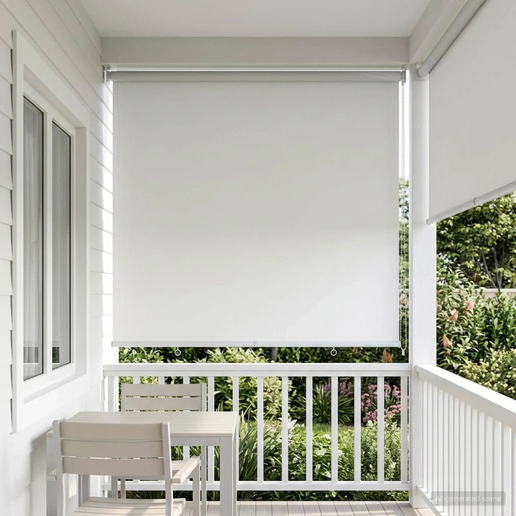 Voletta a rullo con protezione UV Bianco 100 x 230 cm 42041243