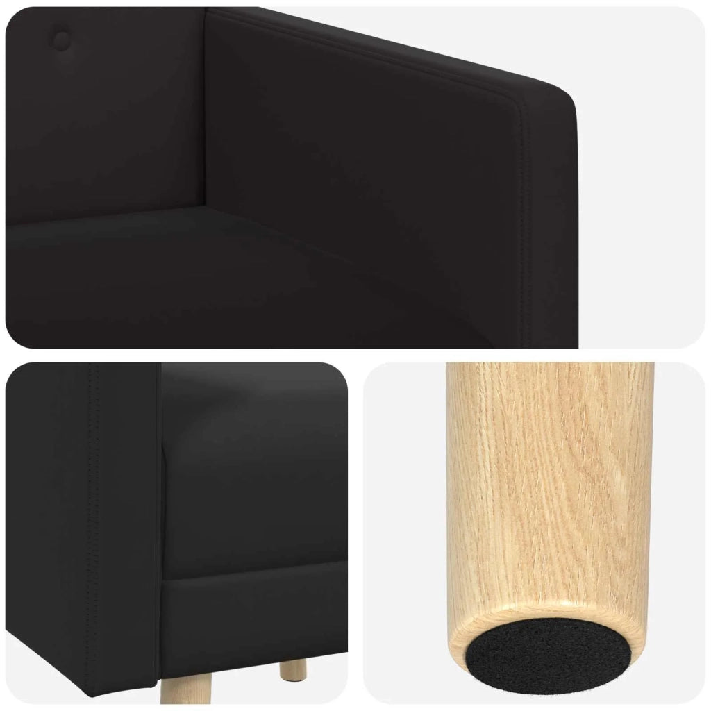 Poltrona decorativa Nero Velluto 42044801