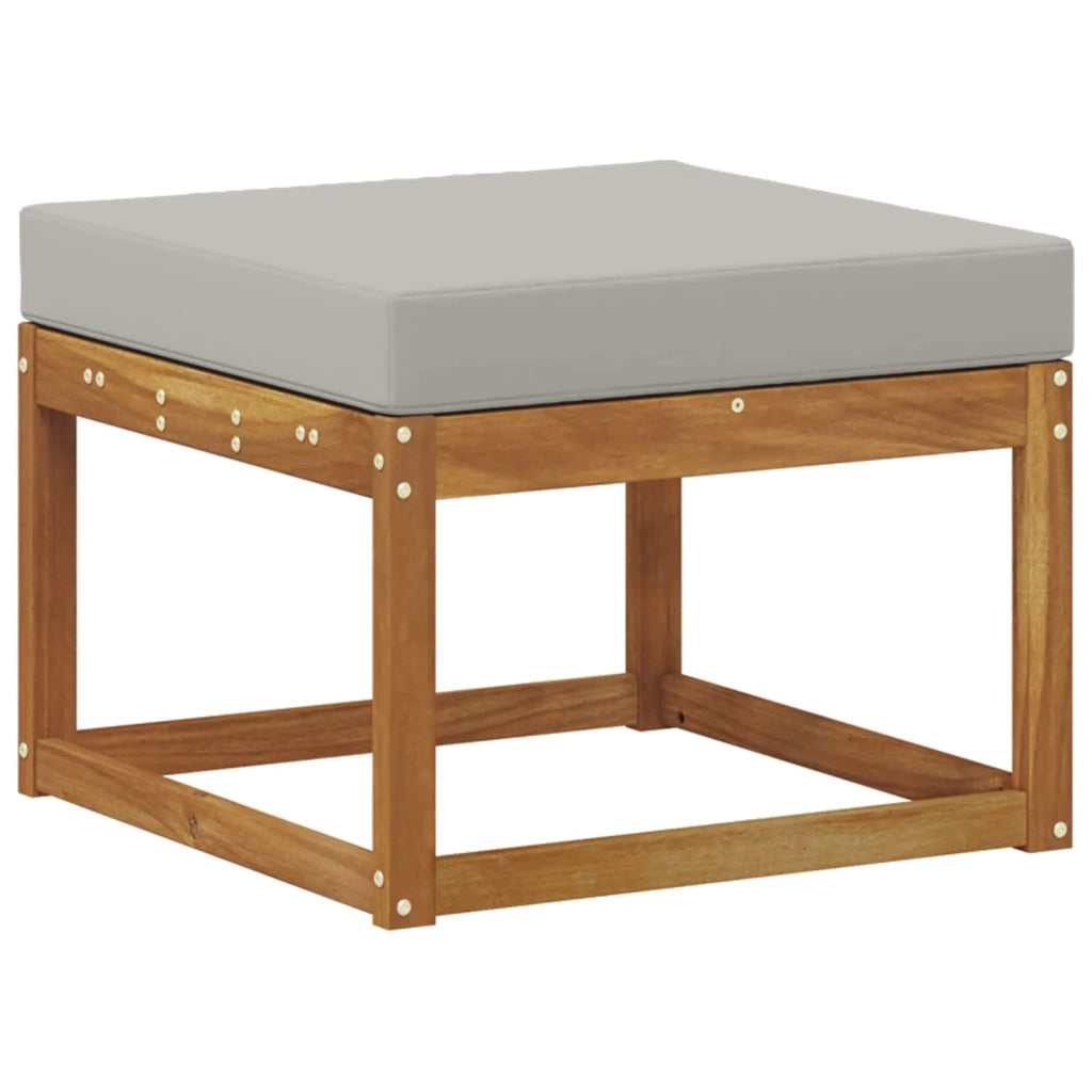 Set di divani da esterno 8 pz Grigio Naturale e Chiaro 3366809