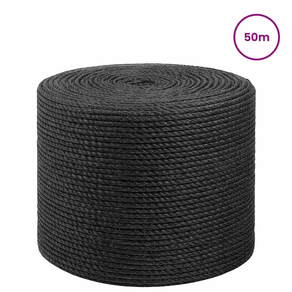 Corda | Fune di Juta 8 Nero 100% juta Tossa