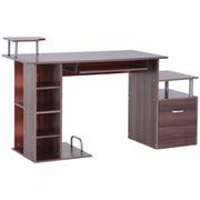 Scrivania per Computer ¨C Xylo ¨C Legno con Cassetto e Scaffale