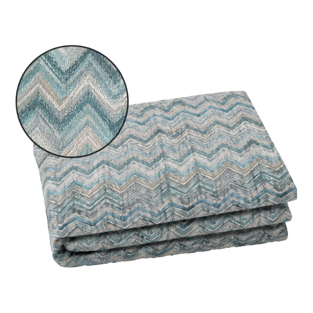 Rosose, set Completo Letto Singolo in Percalle, blu
