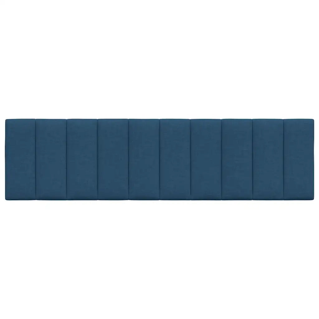 Coussin de tête de lit Hanko bleu 180 cm tissu