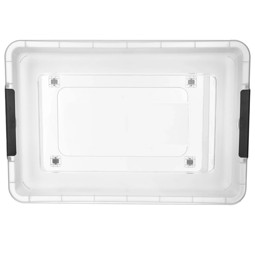Organizzatore per giocattoli in plastica KADAX da 55 litri con coperchio