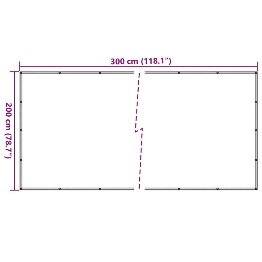Trailer Net HDPE 2x3 M Black