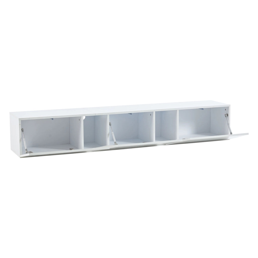 Mobile porta TV sospeso bianco 180 cm