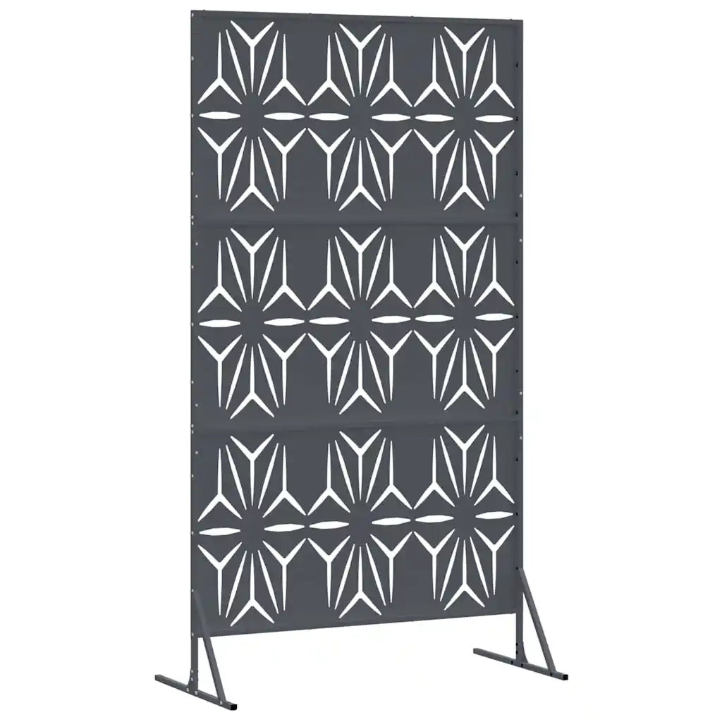 Schermo per Privacy 100 x 50 x 180 cm Acciaio Antracite 868586