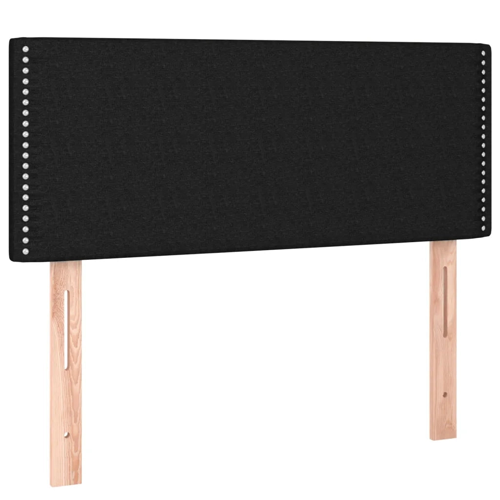 Testiera | Testata Nera 100x5x78/88 cm in Tessuto