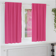 Tende Blackout con Anelli 2 pcs Rosa Vivo 175 x 140 cm 4107514
